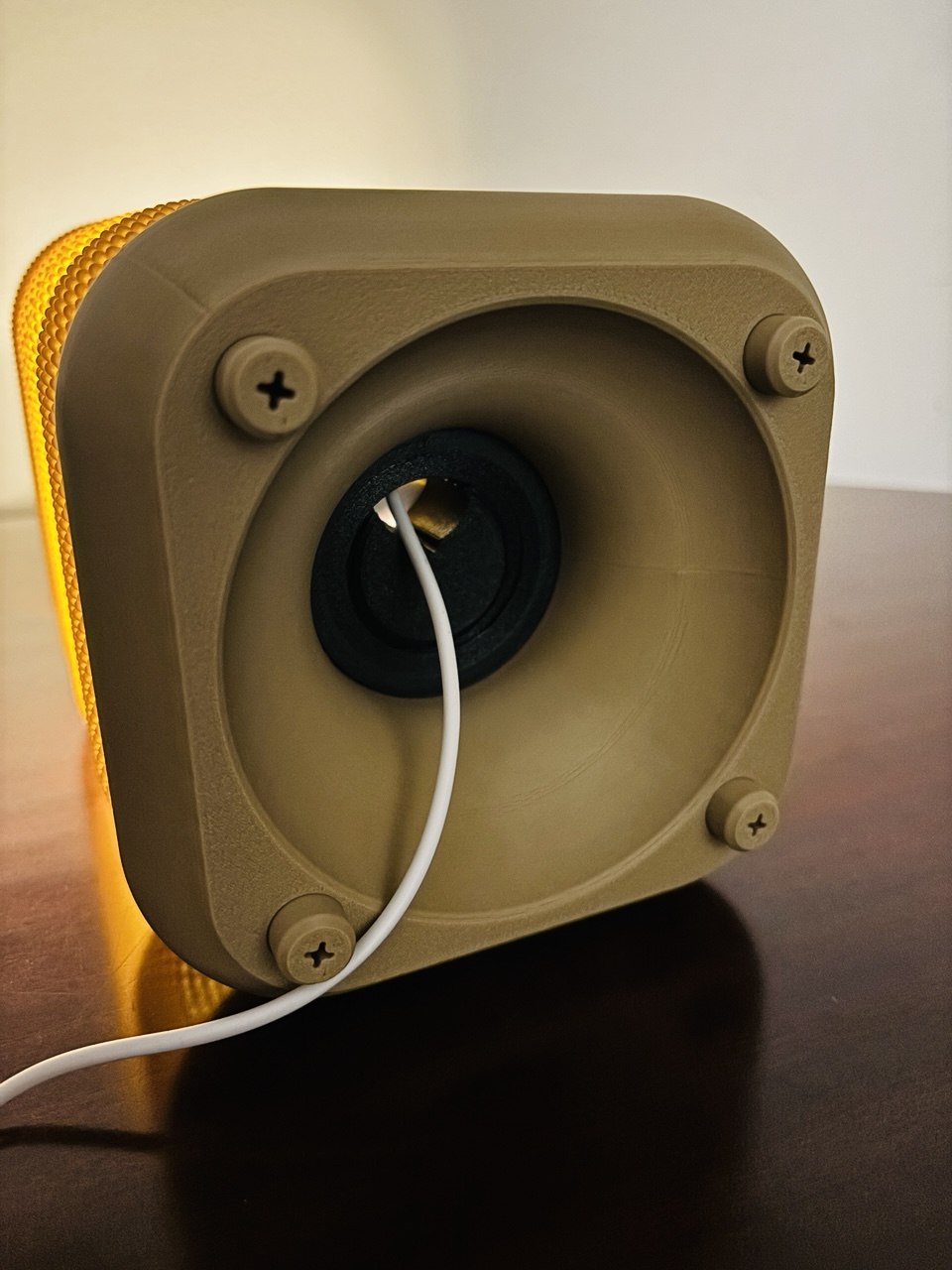 Lampe de Table 3D Design Organique | Lampe de Table Moderne | Veilleuse | Lampe de Chevet Imprimée en 3D | PLA Écologique | Cadeau Minimaliste