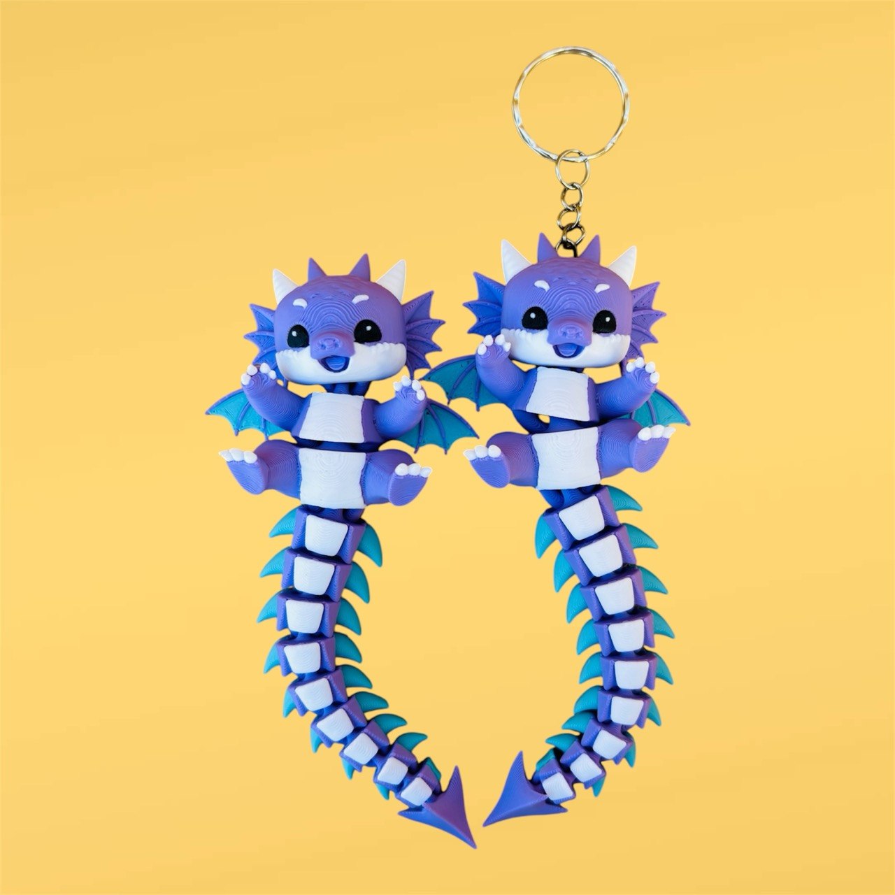 Figurine articulée Bébé Dragon - Décoration Fantastique Imprimée en 3D