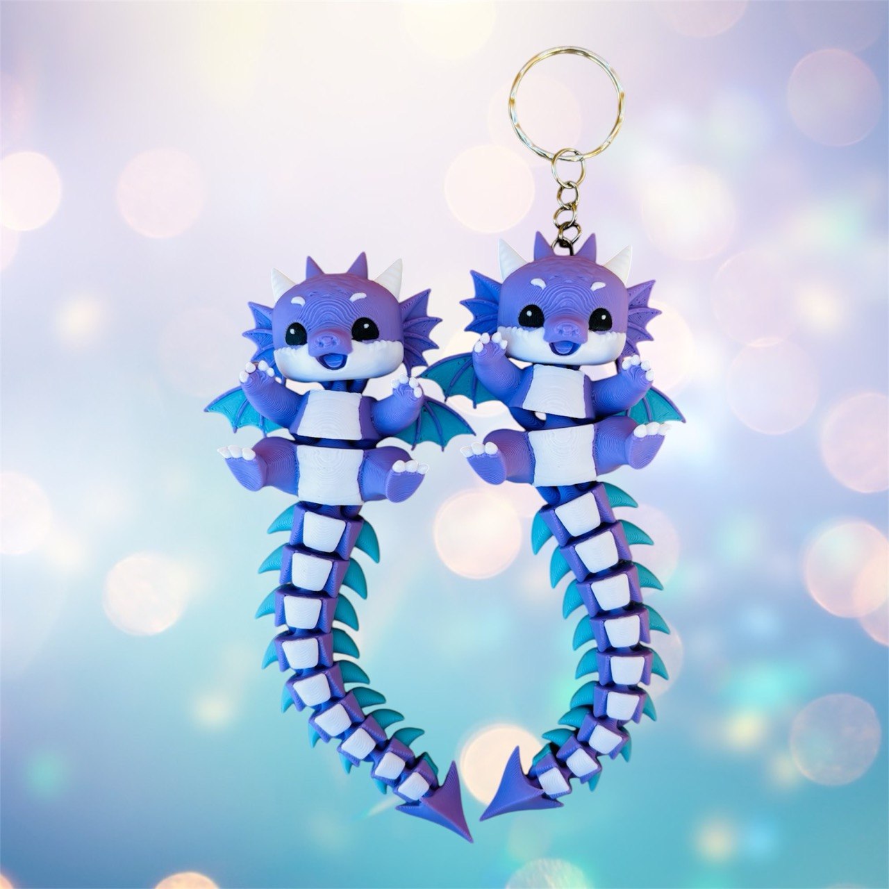 Figurine articulée Bébé Dragon - Décoration Fantastique Imprimée en 3D