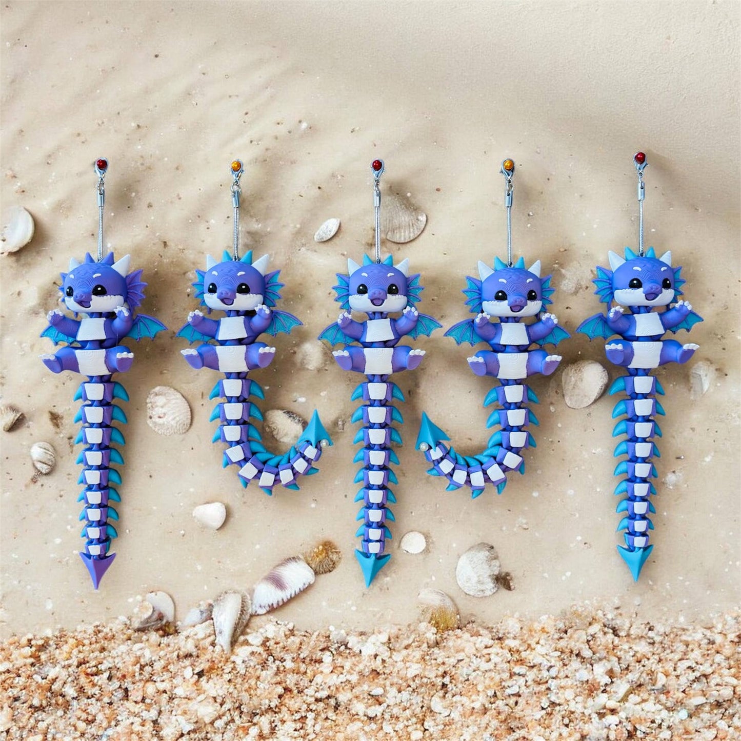 Figurine articulée Bébé Dragon - Décoration Fantastique Imprimée en 3D